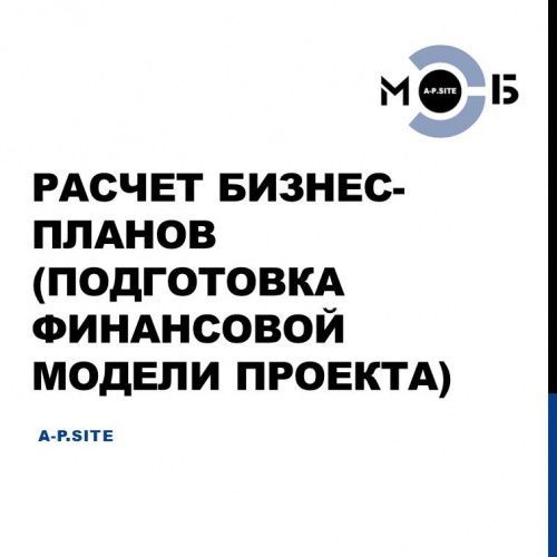 Расчет бизнес-планов (финансовая модель)
